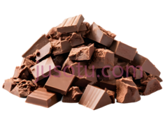 美味巧克力块,堆叠PNG
