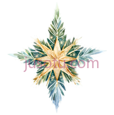 雪花,抽象,绿色,黄色PNG