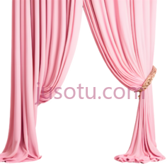 粉色窗帘PNG
