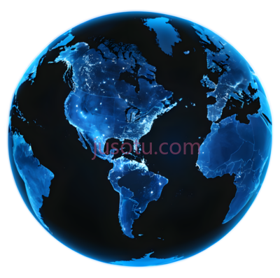 地球,发光,蓝色, PNG