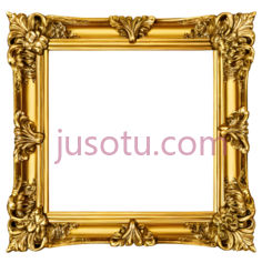 相框,复古,金色PNG