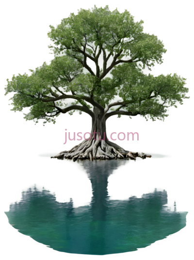 湖中树, PNG
