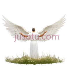 天使,卡通,白色PNG