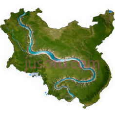 蜿蜒河流,辽阔草原PNG
