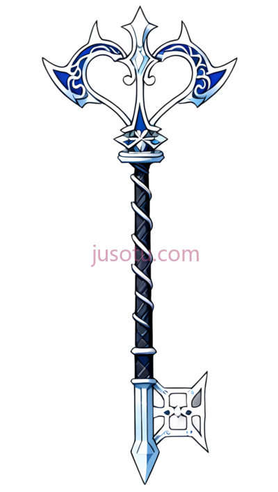 钥匙,复杂装饰性,蓝色,银色, PNG