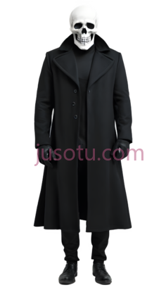 骷髅,哥特式,黑色PNG