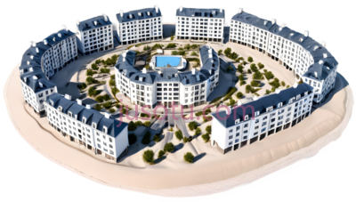 住宅区,楼房,建筑,景观, PNG
