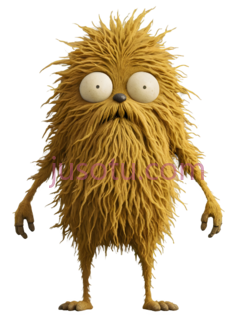 怪兽,卡通,黄色PNG