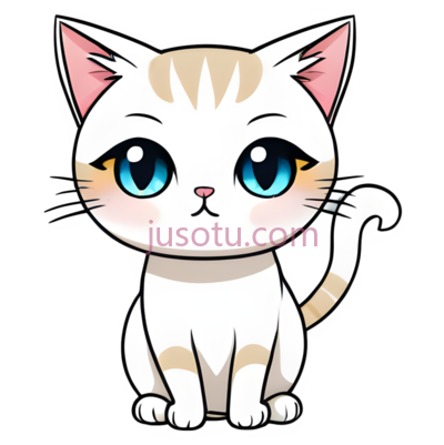 猫,樱桃小丸子,可爱,活泼, PNG