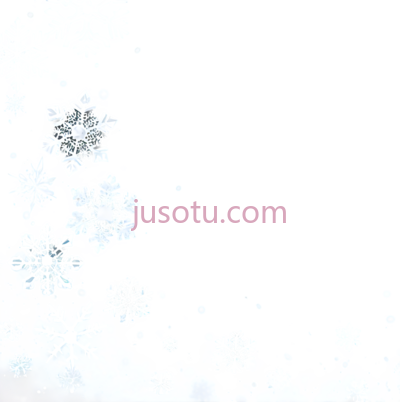 雪花,散落的雪花图案,白色, PNG