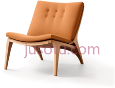 椅子,现代,橙色PNG