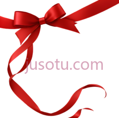 丝带,蝴蝶结,红色PNG