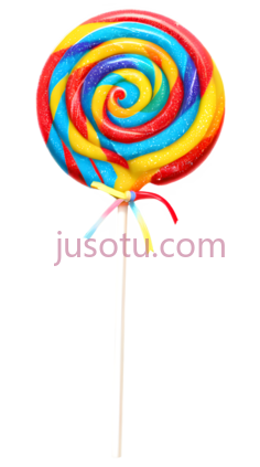 棒棒糖,螺旋形,红,橙,黄,绿,蓝PNG