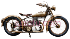 摩托车,复古,金色PNG