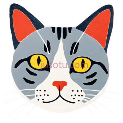 猫,卡通,灰色,白色,黑色,橙色, PNG