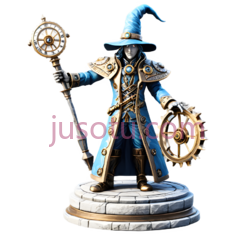 巫师,奇幻,蓝色PNG