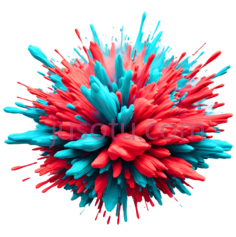 抽象图案,红色,蓝色PNG