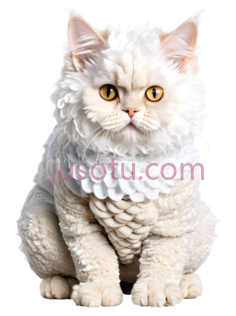 猫,长毛,白色PNG