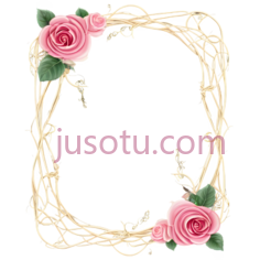 花环,复古,金色PNG