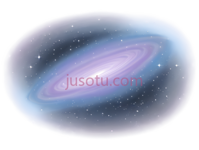 星系,卡通,蓝色, PNG