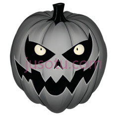 南瓜,雕刻,黑色,白色PNG