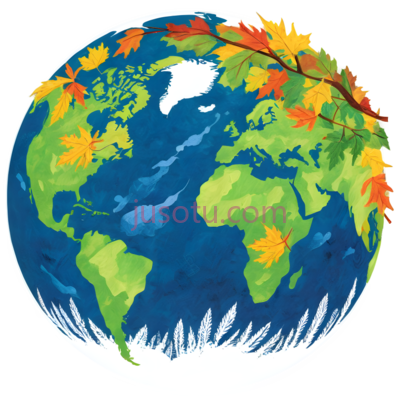 地球,卡通,绿色,蓝色,白色, PNG