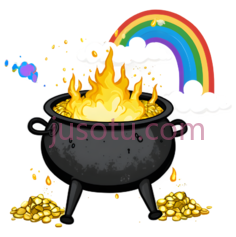 锅,卡通,黑色PNG