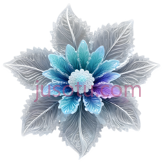 磨砂花PNG