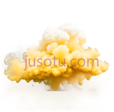 烟雾,抽象,黄色PNG