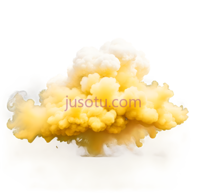 烟雾,抽象,黄色, PNG