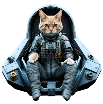 猫,宇航员,灰色, PNG