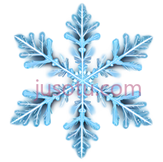 雪花,对称,蓝色PNG