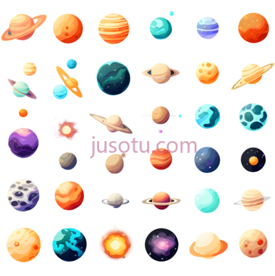 多彩,星云,行星, PNG