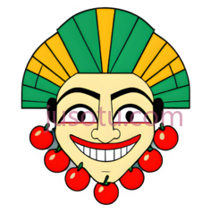 小丑卡片, PNG