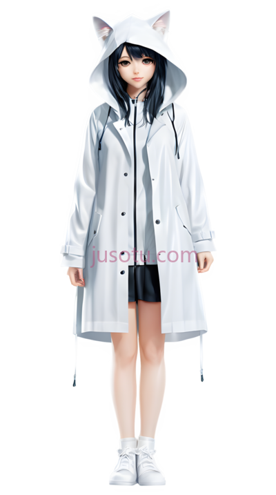 动漫人物,二次元,白色, PNG