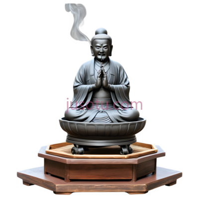 佛像,雕塑,灰色, PNG