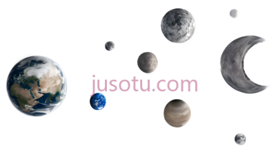 地球,月亮,金星,水星,火星,木星,土星,行星,卫星,黄色, PNG