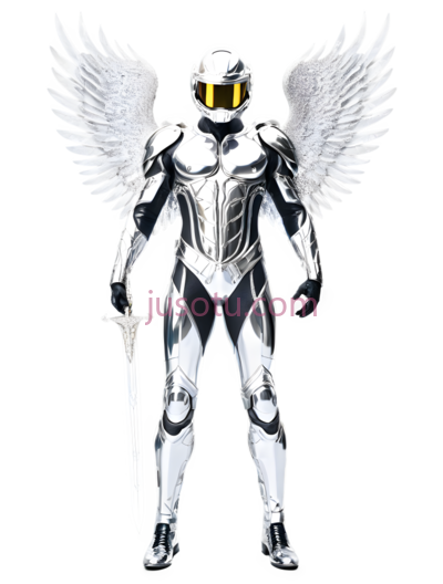 天使战士,白色, PNG