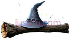 帽子,巫师帽,蓝色PNG