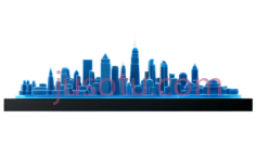 城市天际线,深色,蓝色PNG
