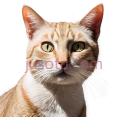 猫,正面照,黄色PNG
