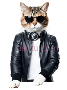 猫咪,墨镜PNG