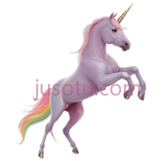 粉彩,独角兽PNG