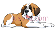 狗,卡通,棕色,白色,黑色PNG