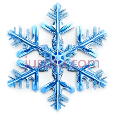 雪花,对称,蓝色PNG