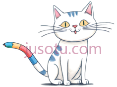 猫,卡通,白色, 蓝色, 黄色PNG