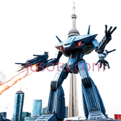 机器人,科幻,蓝色PNG