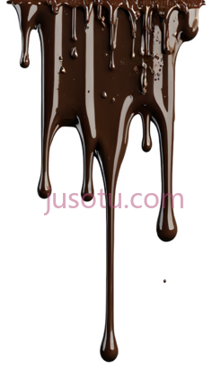 巧克力酱,流动的,棕色PNG