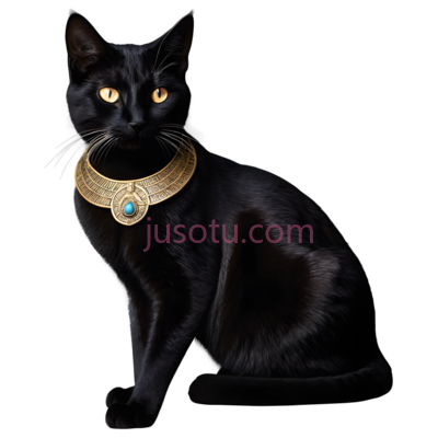 猫,插画,黑色, PNG