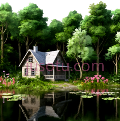 小屋,乡村,白色,灰色PNG